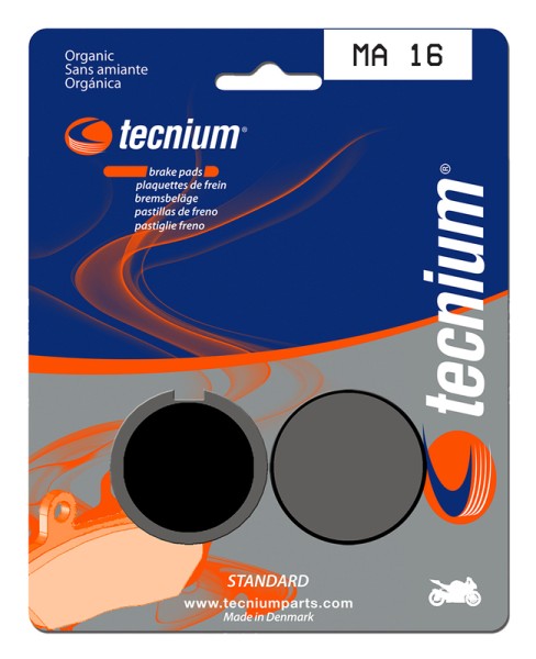 Tecnium Street Organic Brake Pads - MA16