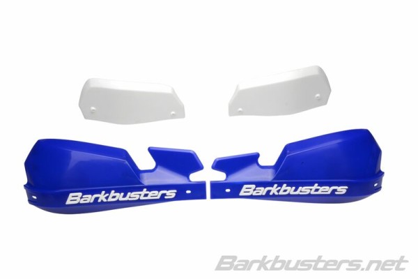 Barkbusters VPS MX Handguard Plastic Set Blue/White Deflector Only