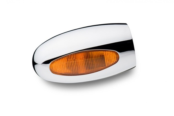 Kellermann replacement base body, aluminum, BL 1000 yellow, halogen, polished glossy