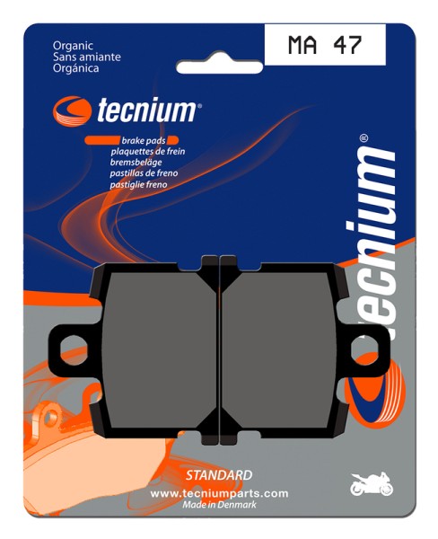 Tecnium Street Organic Brake Pads - MA47