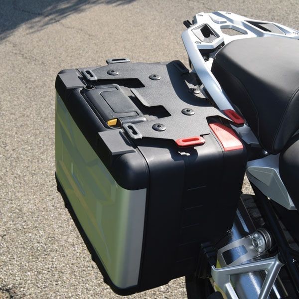 Pair of additional luggage racks for BMW F 850 GS, R 1200 GS LC /Rally, R 1250 GS, steel, black