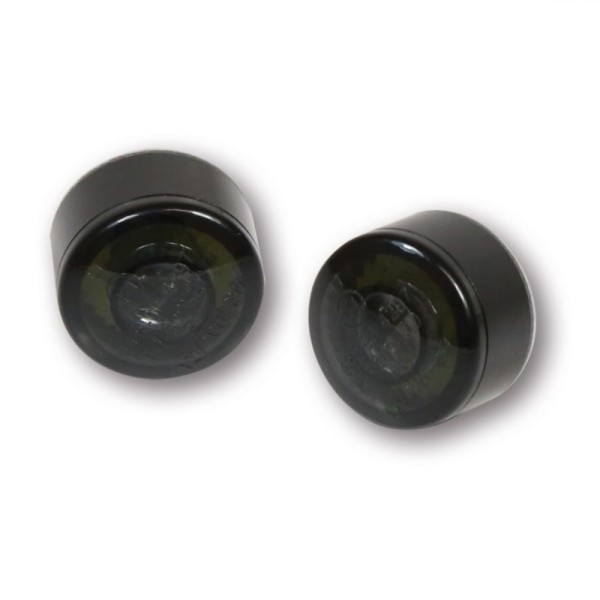 HIGHSIDER pro Apollo LED indicator/position light black/tinted 2in1, E-approved (pair)