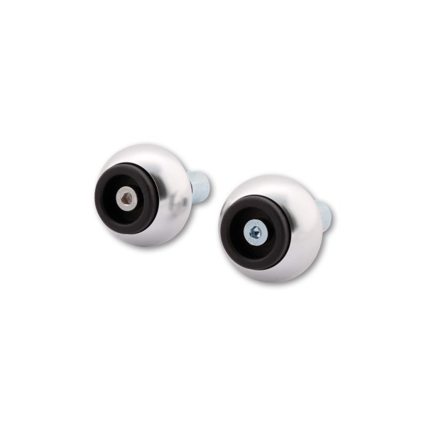 LSL Lenkergewicht Crash Ball Classic, für Lenker mit 14 mm Innendurchmesser (Alu-Lenker), silber