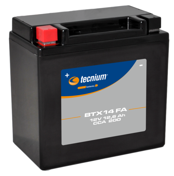Tecnium maintenance-free battery activated at the factory - BTX14
