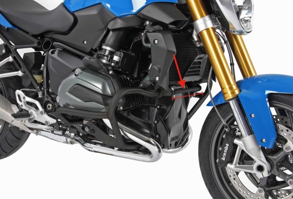 Stiffening strut black for engine guard for BMW R 1200 GS LC (13-18) Hepco & Becker