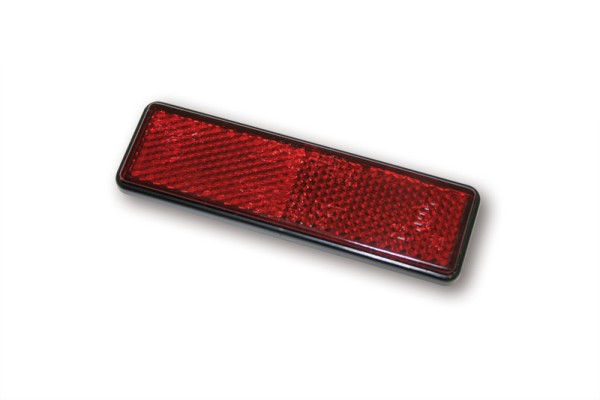 HIGHSIDER smart Reflector Red Rectangular With self-adhesive film (1pc)