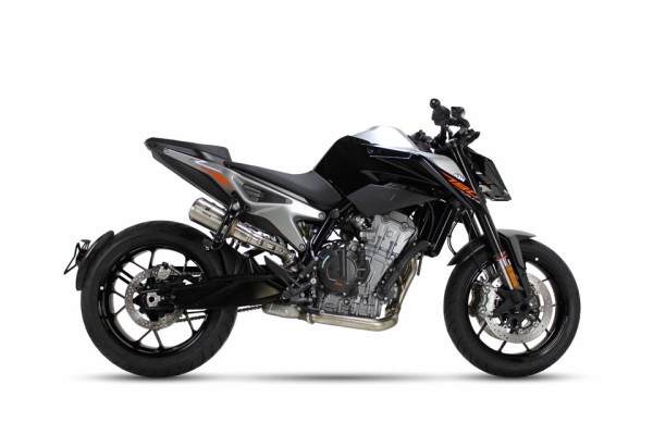 IXRACE MK2 rear silencer KTM 790 /890 Duke, stainless steel, E-approved, Euro4+5