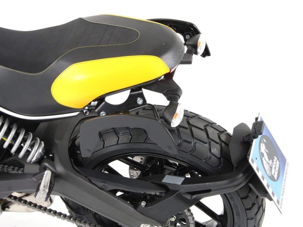 C-Bow side carrier black for Ducati Scrambler 400 Sixty2 (16-20) Hepco & Becker