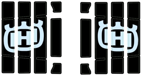 Radiator grille sticker kit for Husqvarna FS 450 Original
