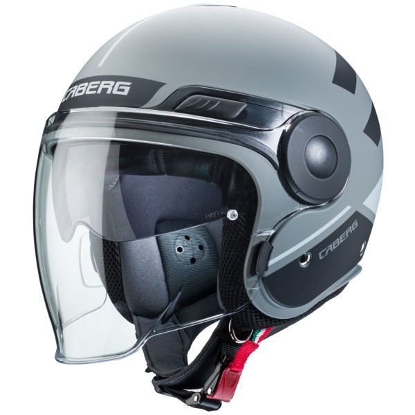 Caberg helmet Uptown Loft, matte gray / black silver