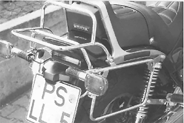 Tubular luggage rack top case carrier and side case carrier chrome for Honda VF 1100 Custom (83-86)