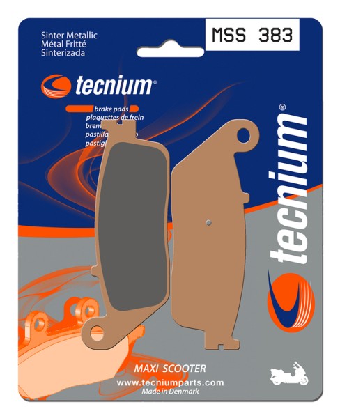 Tecnium Maxi Scooter sintered metal brake pads - MSS383