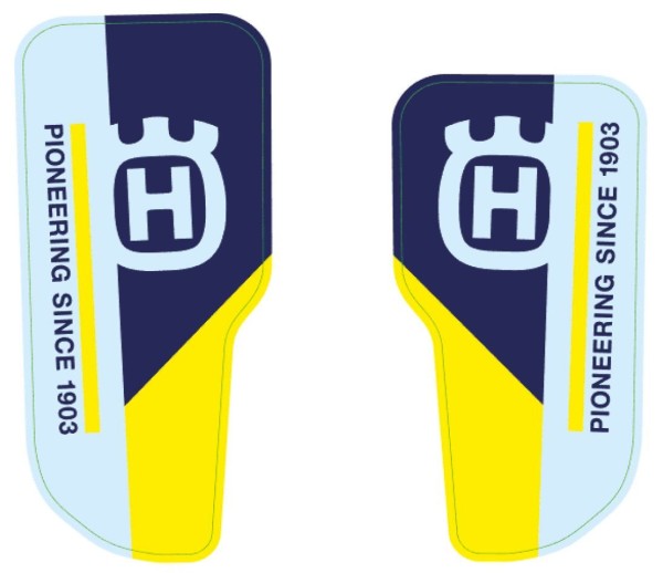 Fork guard sticker set for Husqvarna FS 450 Original