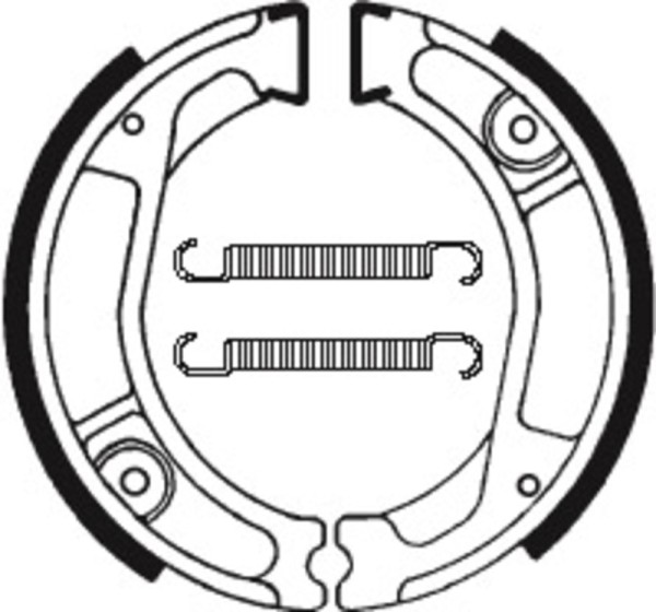 Tecnium Street organic brake shoes - BA029