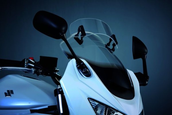 Vario touring screen, clear for Suzuki GSX1250F BJ. 2010-2016
