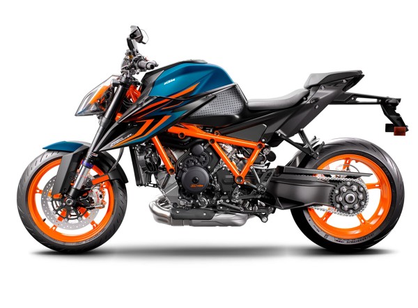 Stompgrip Tank Pad schwarz, Volcano, Streetbike Tank Kit für KTM 1290 Super Duke R (EVO), 2020-2024