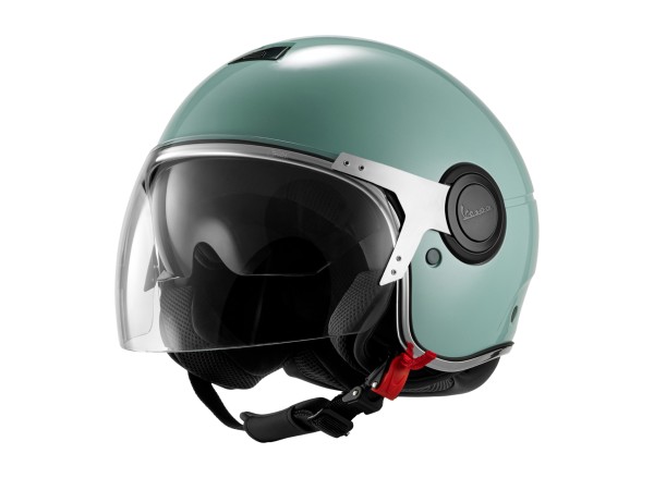 Vespa jet helmet, Vespa Argentario, green