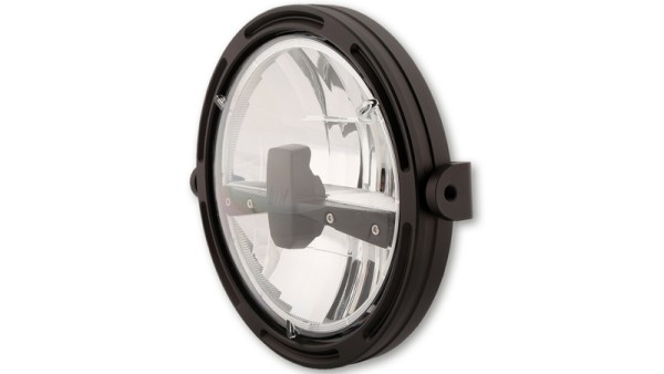 HIGHSIDER pro 7 inch headlight Frame-R1 Type 3 LED Black Side mounting