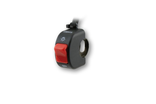 HIGHSIDER smart switch universal, On/Off, With clamp for handlebar mounting, For light