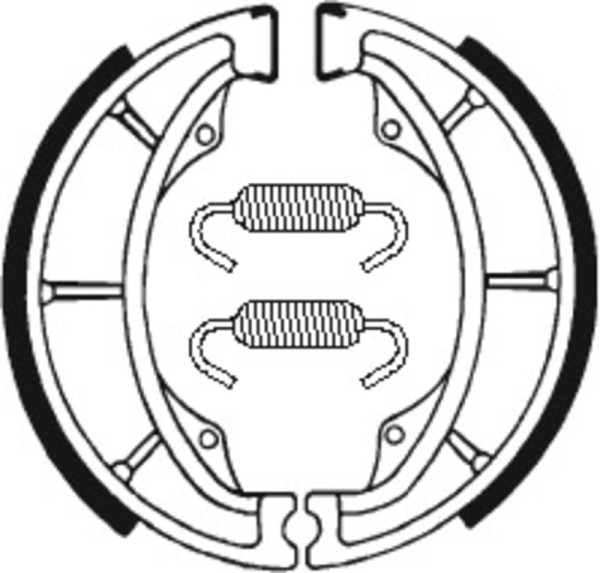 Tecnium Scooter/Street/Off-Road/ATV Organic brake shoes - BA014