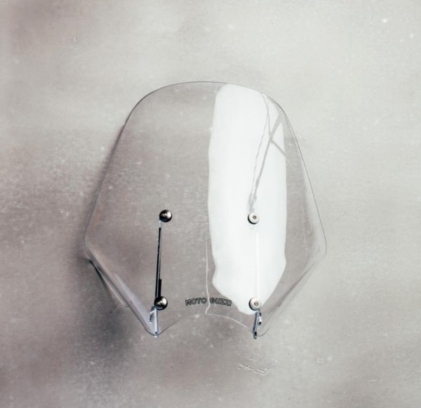 Touring windshield complete, for Moto Guzzi V9 Roamer/ V9 Bobber
