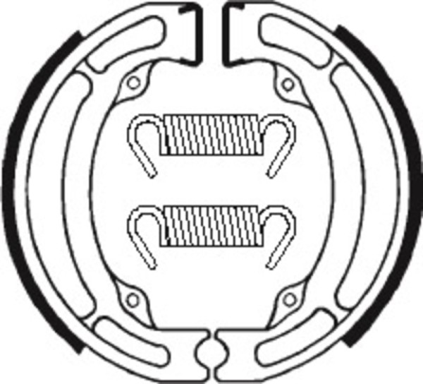 Tecnium Scooter/Street/Off-Road/ATV Organic brake shoes - BA017