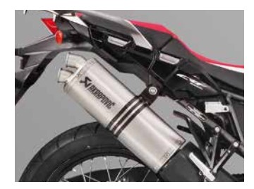 Honda Akrapovic sports silencer for Africa Twin CRF1000L black