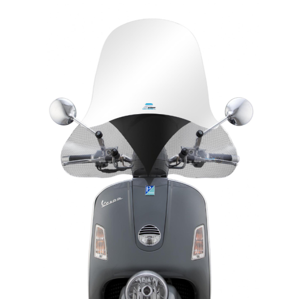 Windshield CUPPINI high for Vespa GTV/GT 60 125-300cc, clear