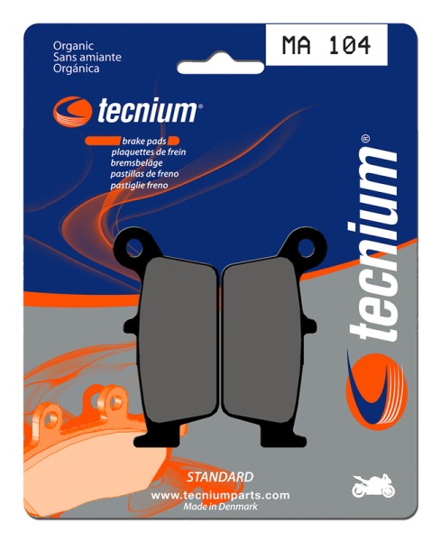 Tecnium Street Organic Brake Pads - MA104