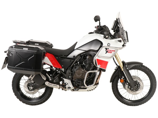Case carrier set Cutout black incl. Xplorer Cutout case set for Yamaha Ténéré 700 (2019-)