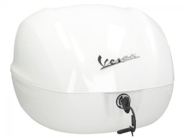 Vespa Top Case 32L, Gloss White 544, without backrest
