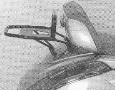Tubular luggage rack Topcaseträger silver for Aprilia Atlantic 500 (02-05) Hepco & Becker