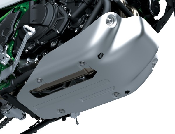 Large underride guard KLE 500 (26-) Original Kawasaki