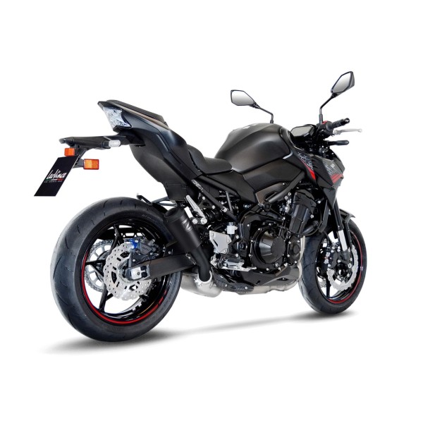 LeoVince exhaust system LV 10 Full Black for Kawasaki Z 900, black, slip on, Euro4+5, E-certificate