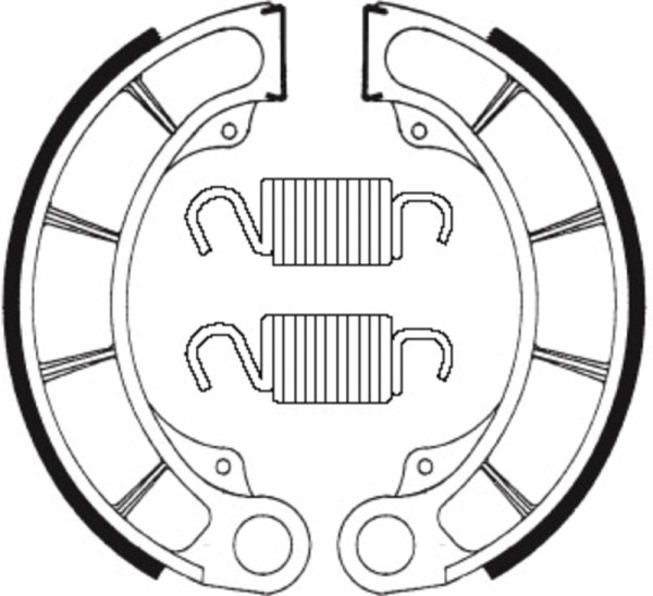 Tecnium Scooter Organic brake shoes - BA198