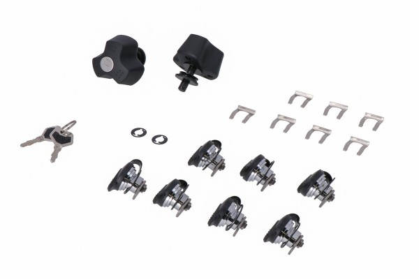 SW-Motech TRAX lock set with PRO anti-theft device, 9 locks / 2 keys Original SW-Motech