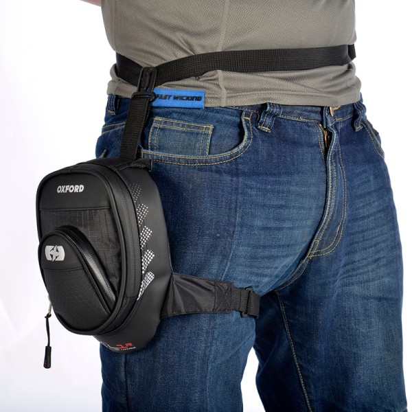 Oxford L1R Leg Bag Black 1L