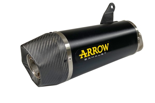 ARROW Auspuff DARK INDY RACE Aluminium schwarz für Kawasaki Ninja 1000SX Modelljahr 2020-