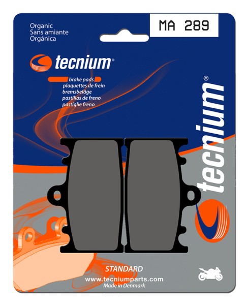 Tecnium Street Organic Brake Pads - MA289
