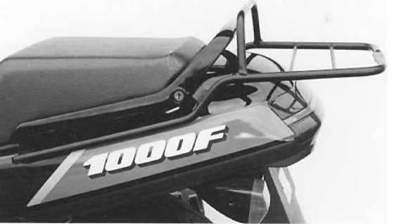 Tubular luggage rack top case carrier black for Honda CBR 1000 F (89-92) Hepco & Becker