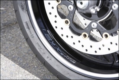 Rim sticker, front wheel for Suzuki GSX1300 B-King BJ. 2008-2011