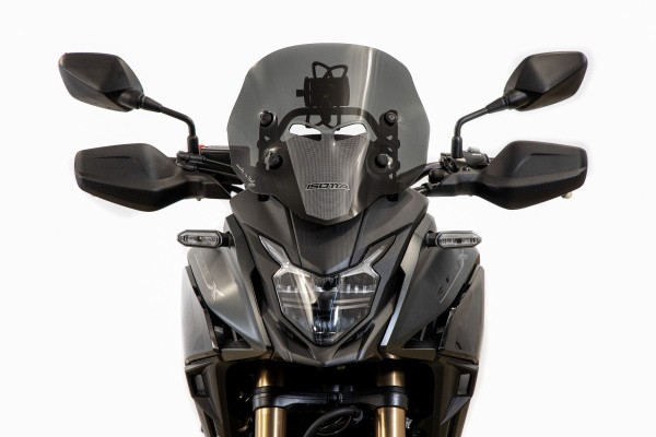 Low windshield for Honda CB 500 X, dark smoke