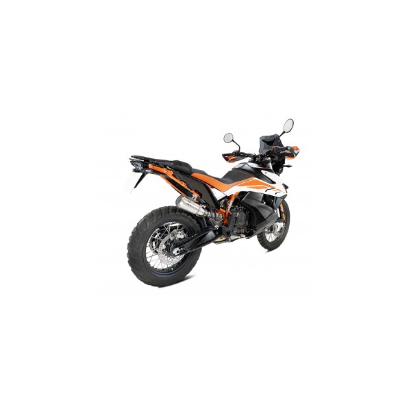 IXRACE MK2 muffler KTM 790 /890 Adventure, stainless steel, E-approved, Euro4+5
