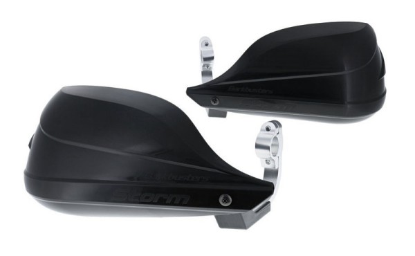 Barkbusters Storm Hanguads Set Single Point Clamp Mount Handlebar End Ø22mm Black