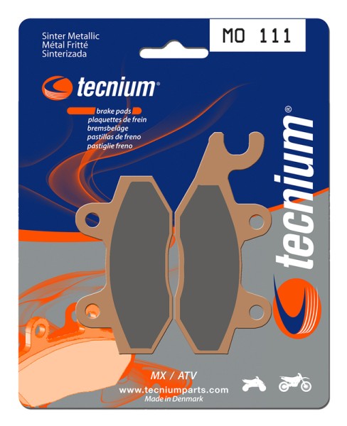 Tecnium MX/ATV sintered metal brake pads - MO111