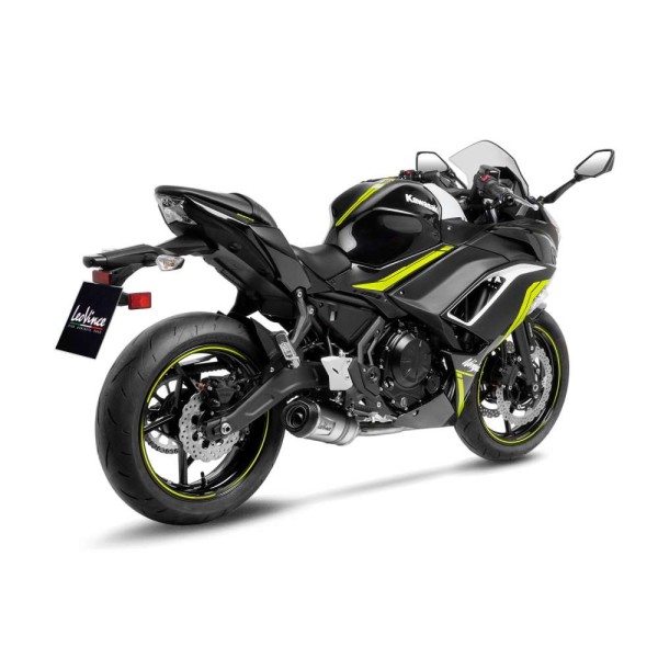 LeoVince complete system LV One Evo for Kawasaki Ninja /Versys /Z 650, silver, E-approval