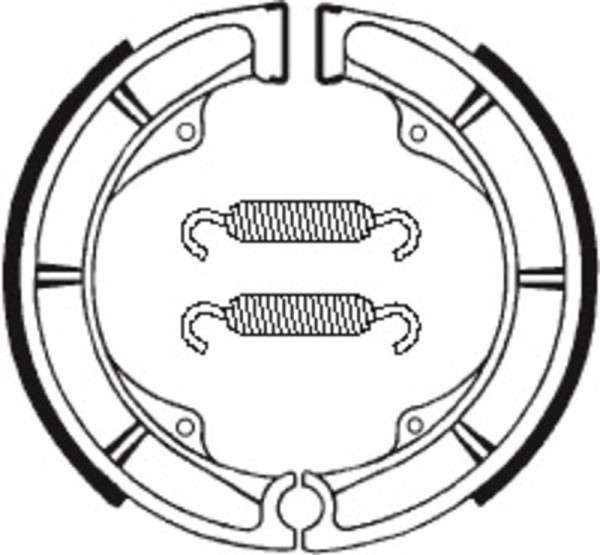 Tecnium Street organic brake shoes - BA111