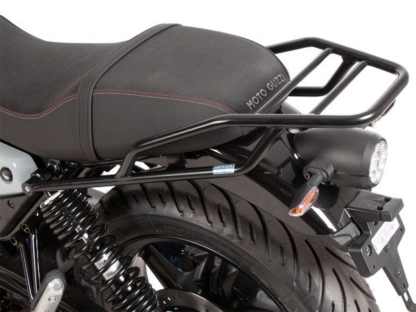 Tubular luggage rack black for Moto Guzzi V7 850 Stone (25-) Hepco & Becker