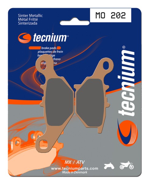 Tecnium MX/ATV sintered metal brake pads - MO202