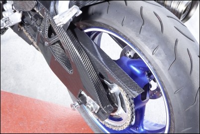 Chain Guard, Carbon for Suzuki GSX-R750 BJ. 2008-2010/ GSX-R600 BJ. 2008-2010